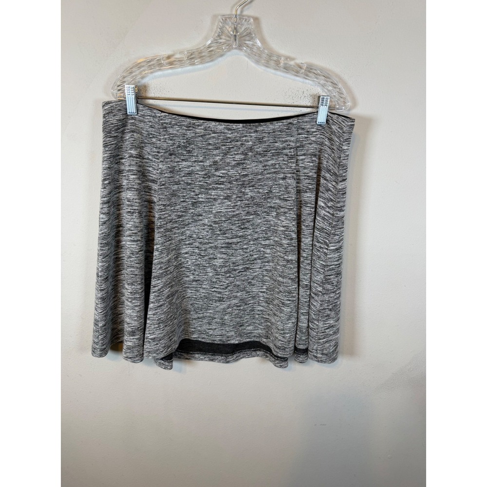 Torrid Womens Skirt Space Dye Knit Grey 1
